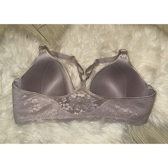 Maidenform 07112 One Fab Fit Extra Coverage Racerback Bra Front Close 38D Purple - Picture 4 of 6